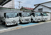 機動力抜群の自社配送トラック